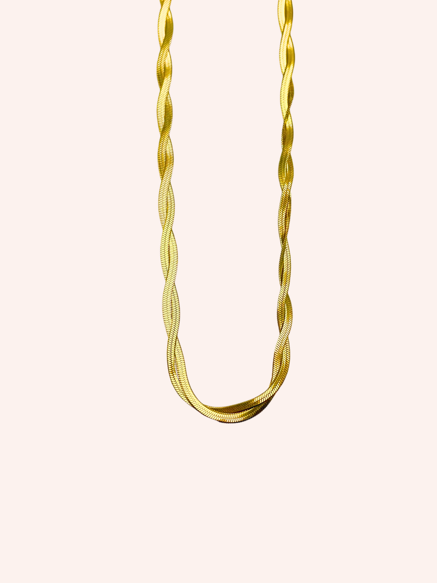 Colgante Cadena Plana Doble