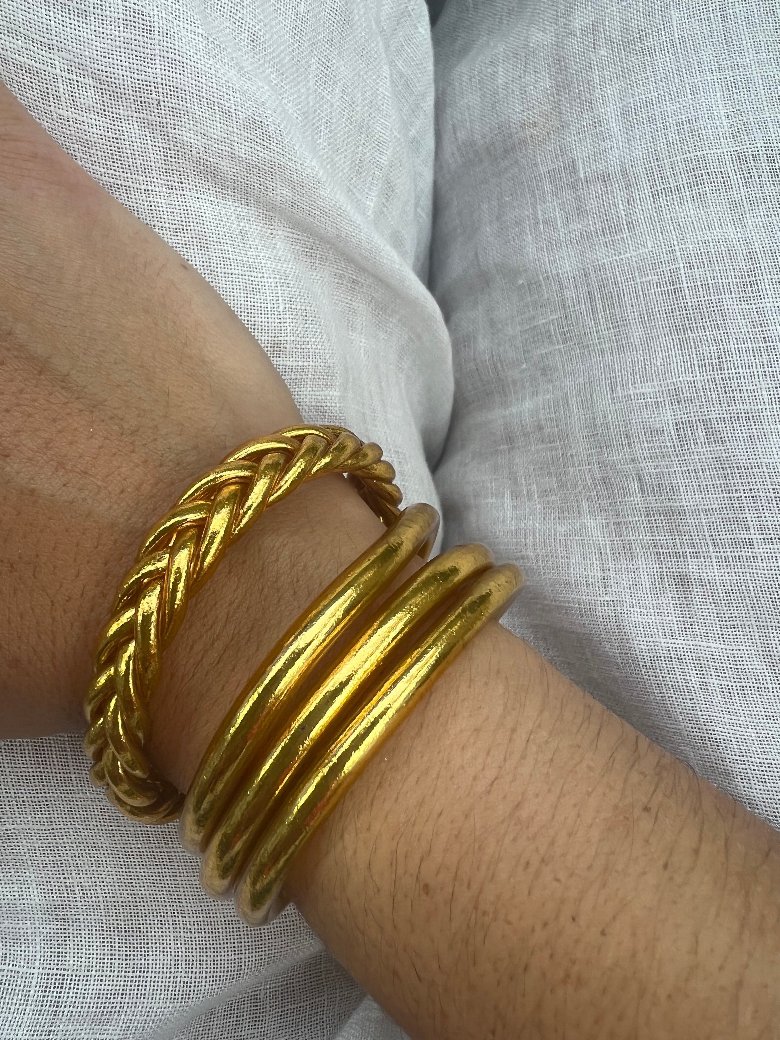 Pulsera pan de oro m