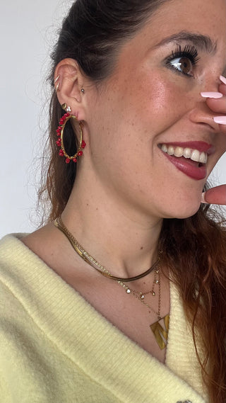 Guinea Earrings Large