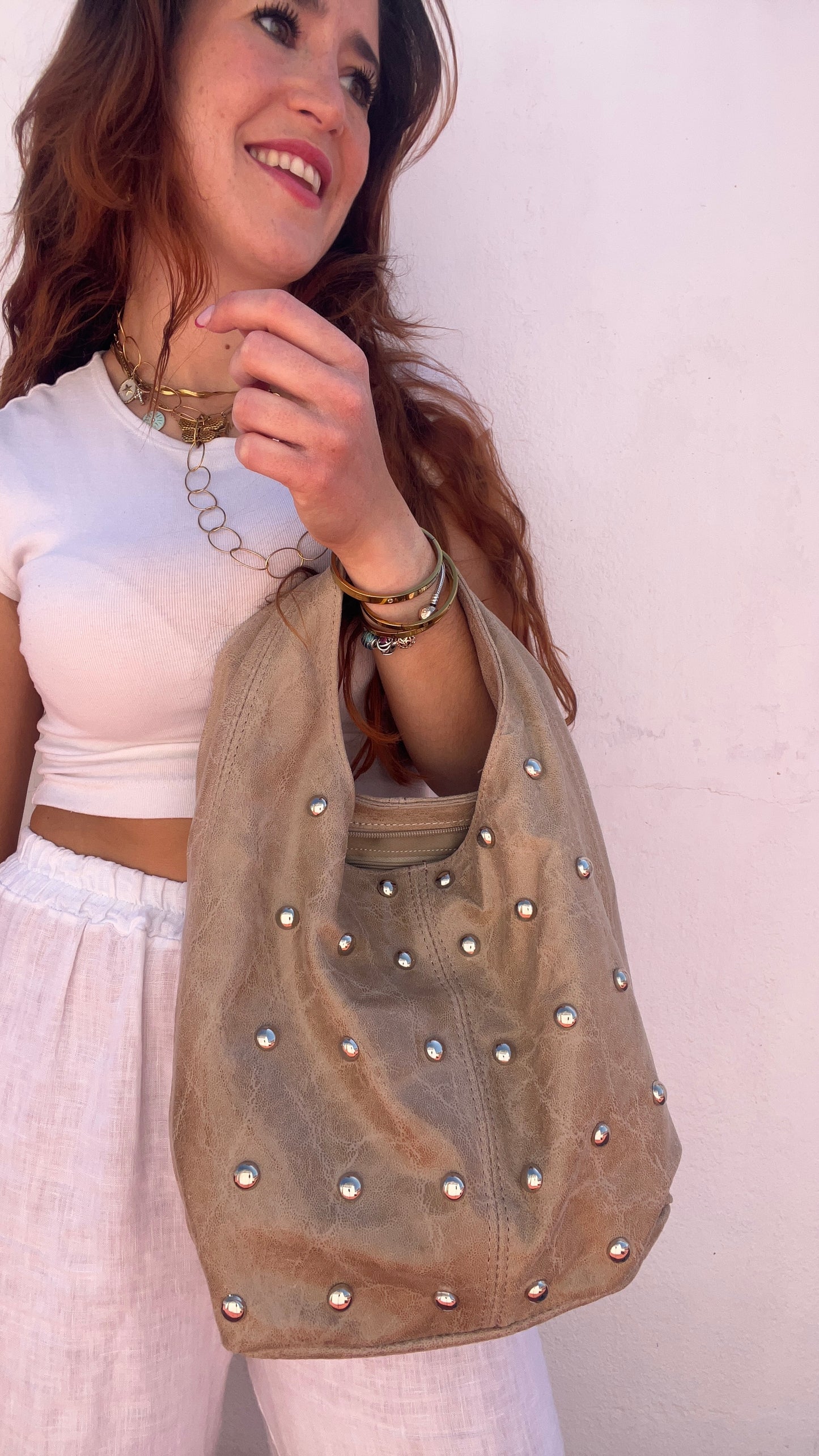 Bolso New York tachuelas