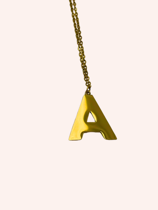 Large Initial Pendant