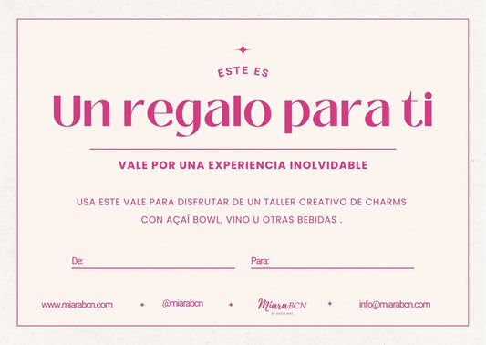 Tarjeta regalo Miara BCN